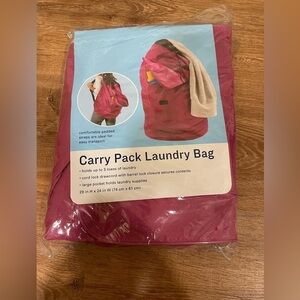 Magenta laundry bag​​​​​